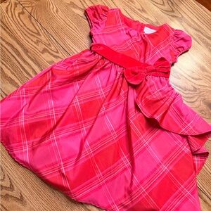 American Girl Red and Pink Plaid Dress